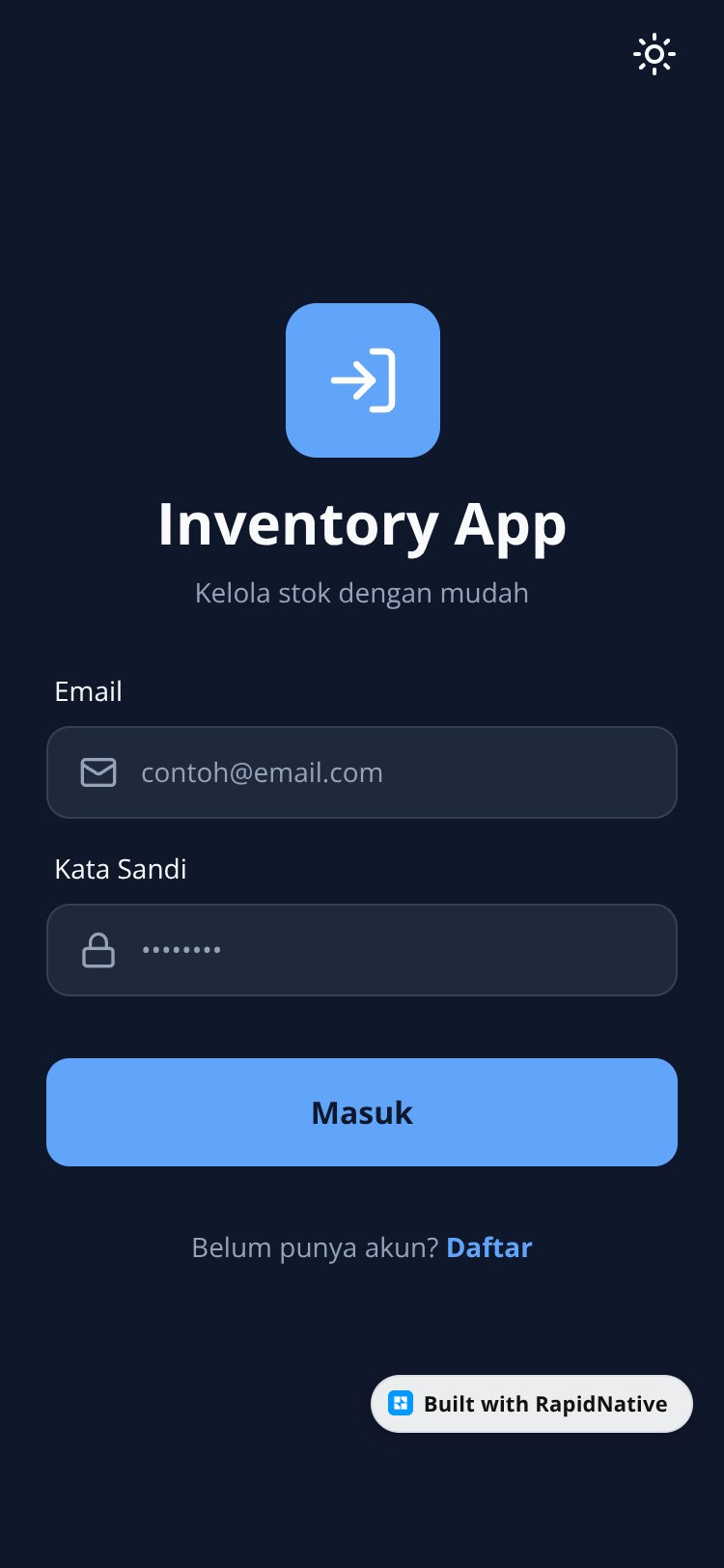 InventoryManager screen 1