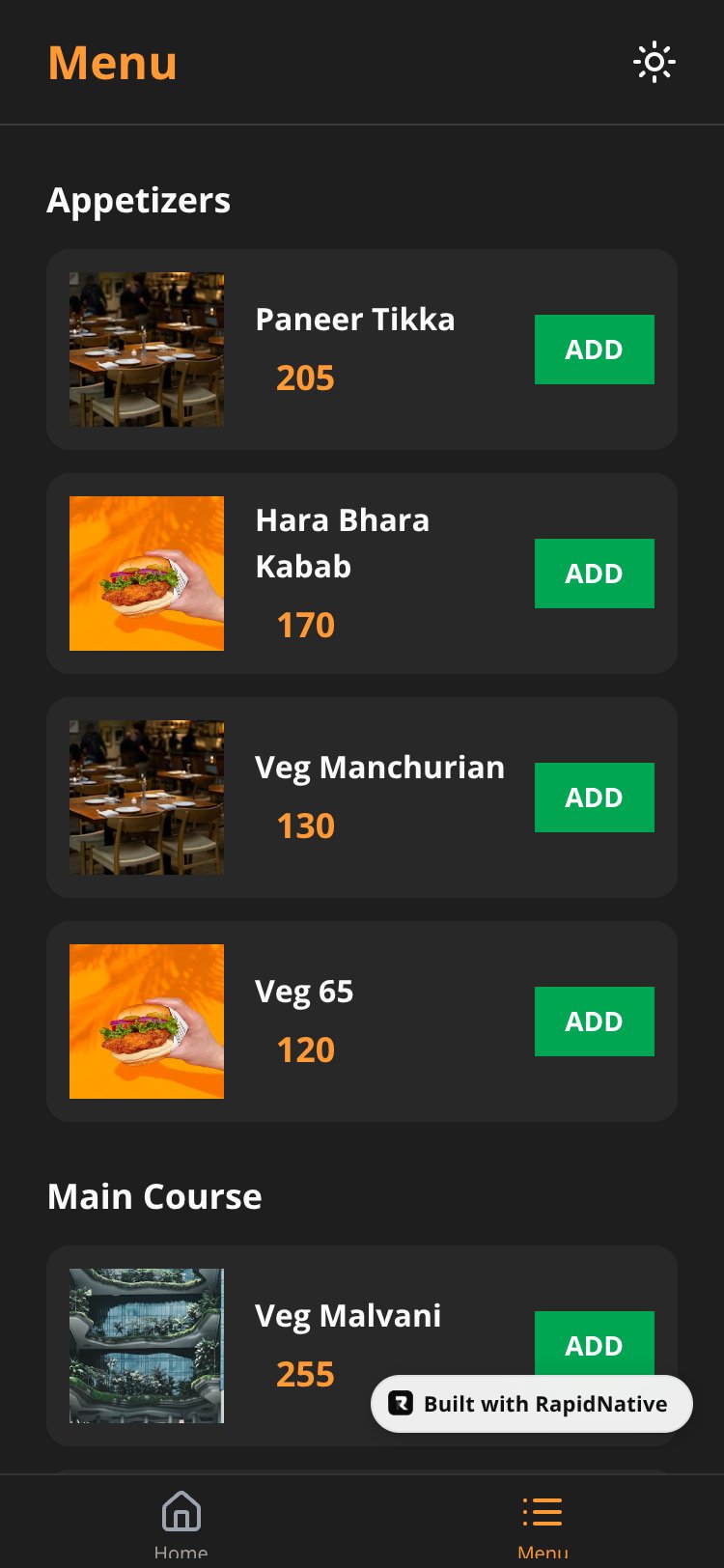 Adi Pure Veg screen 2