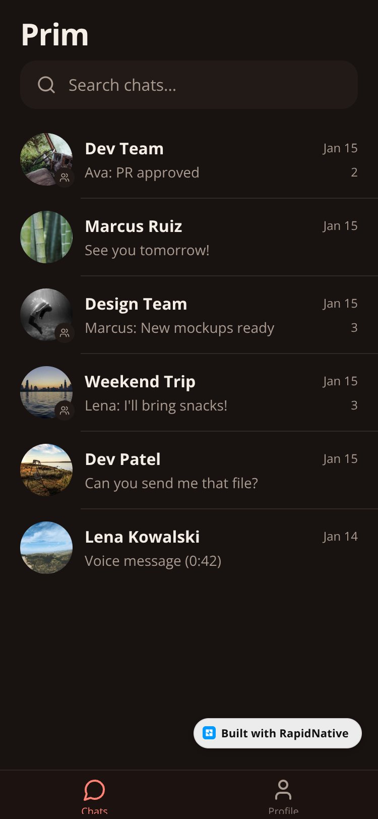 Prim screen 1