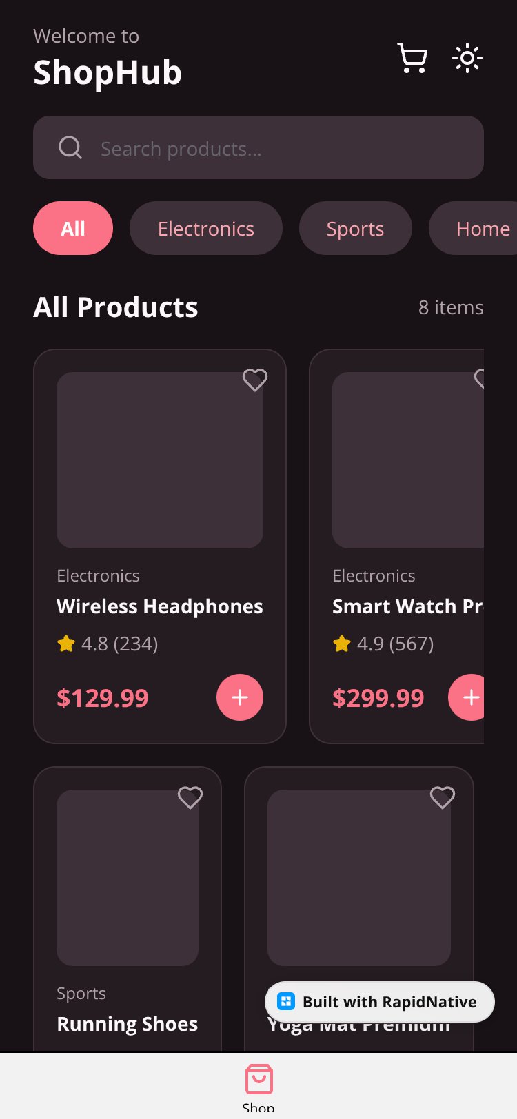 MyApp screen 1
