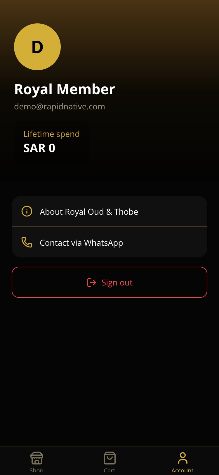 Royal Oud & Thobe screen 5