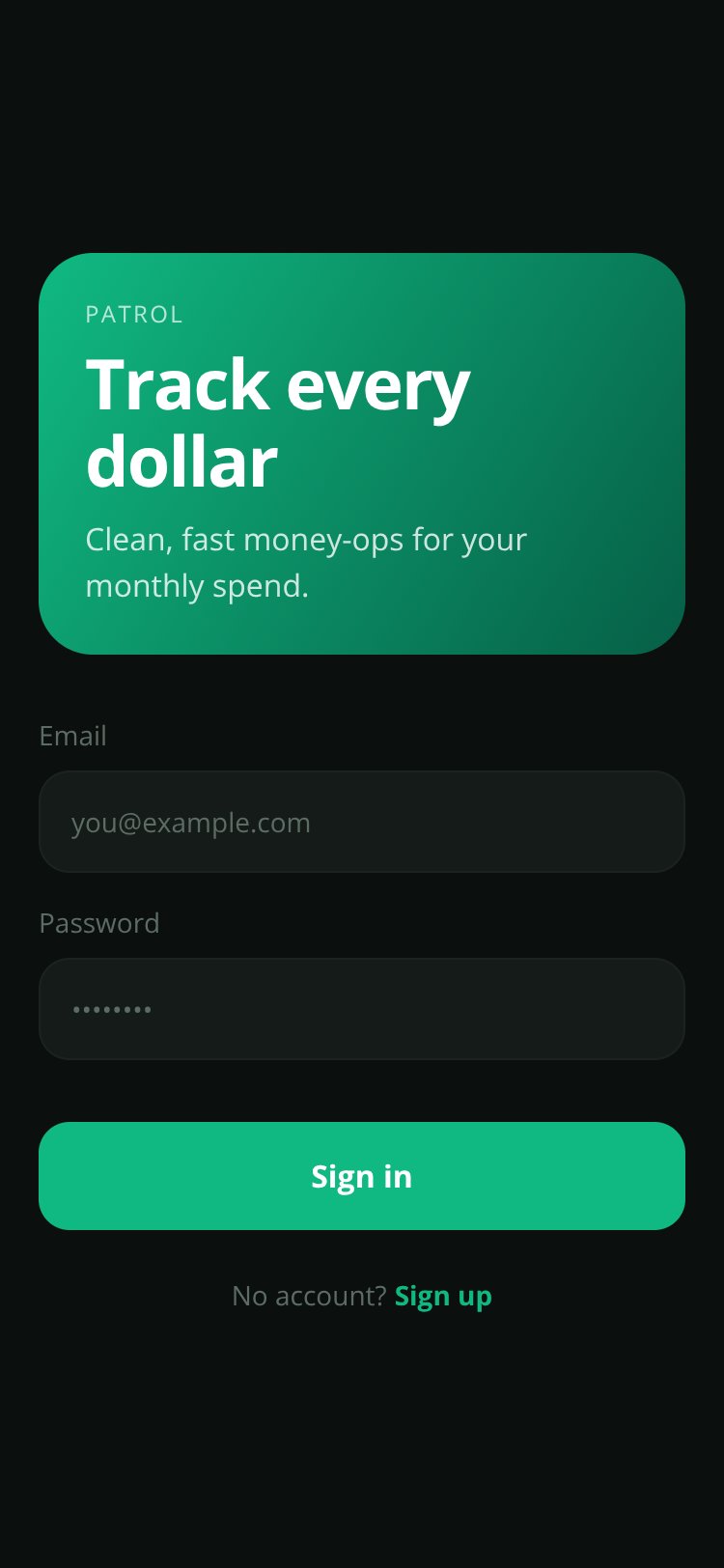 Patrol screen 2