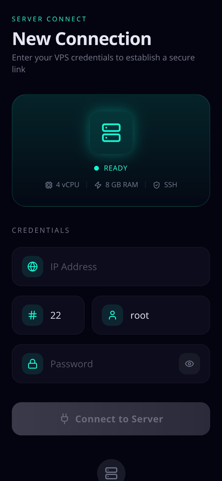 VPS Connect screen 1