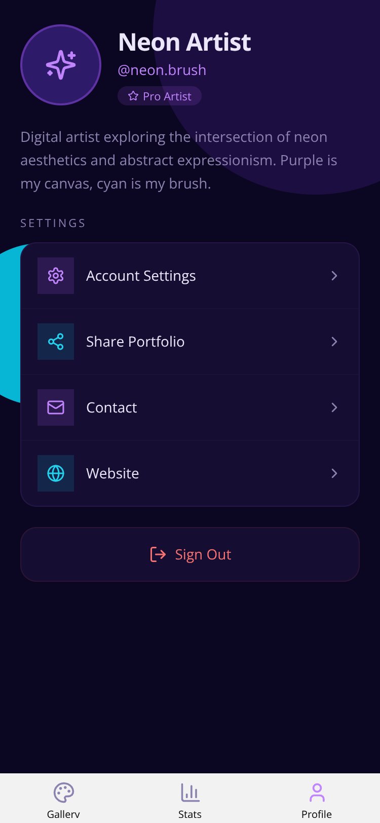 Neon Canvas screen 2