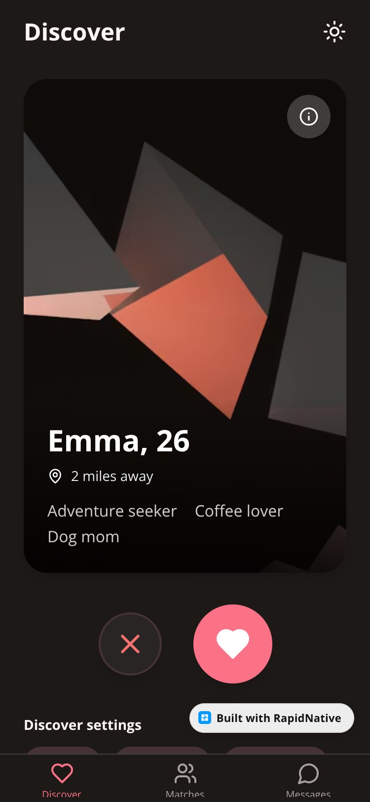 DANGME DATE screen 3