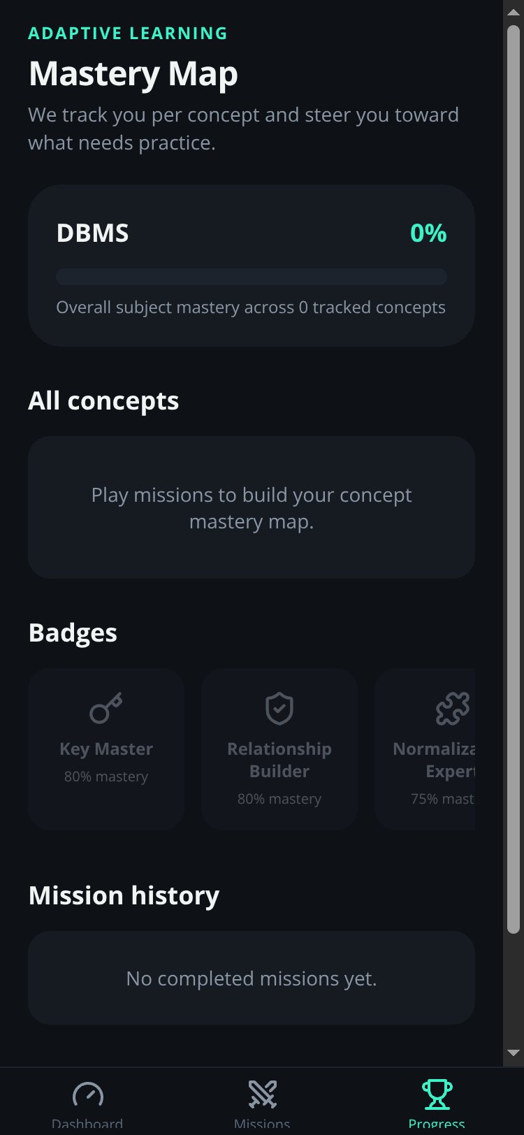 Database Detective screen 4