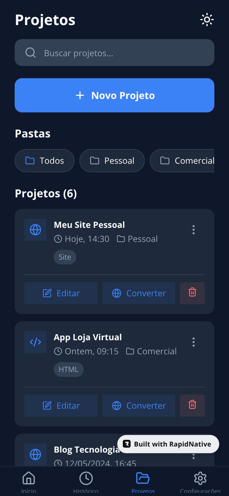 WebToAPK Pro screen 4