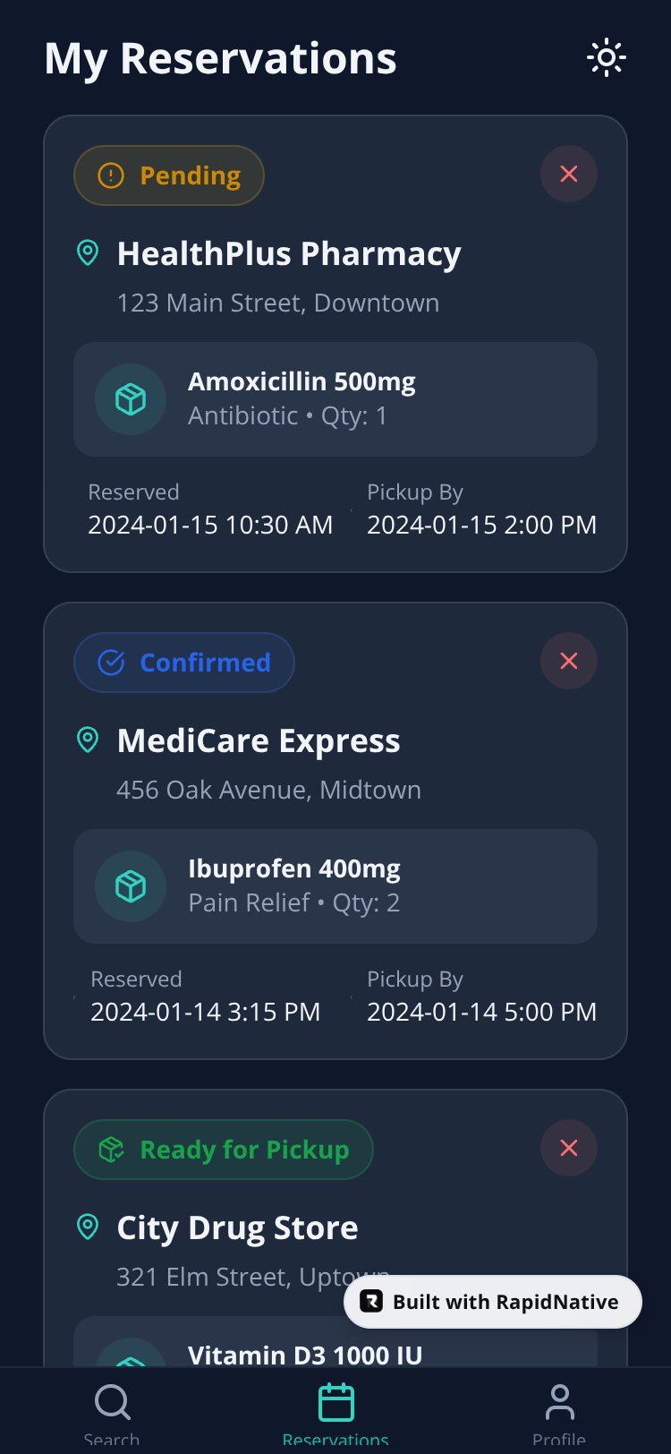 MediFind screen 2