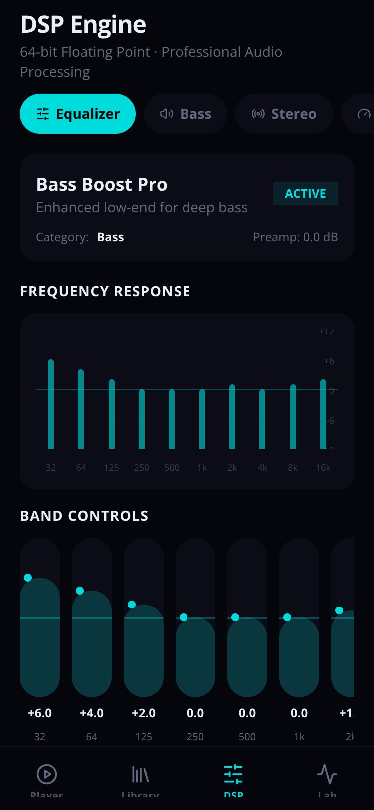 AuralDrive Ultra DSP screen 1