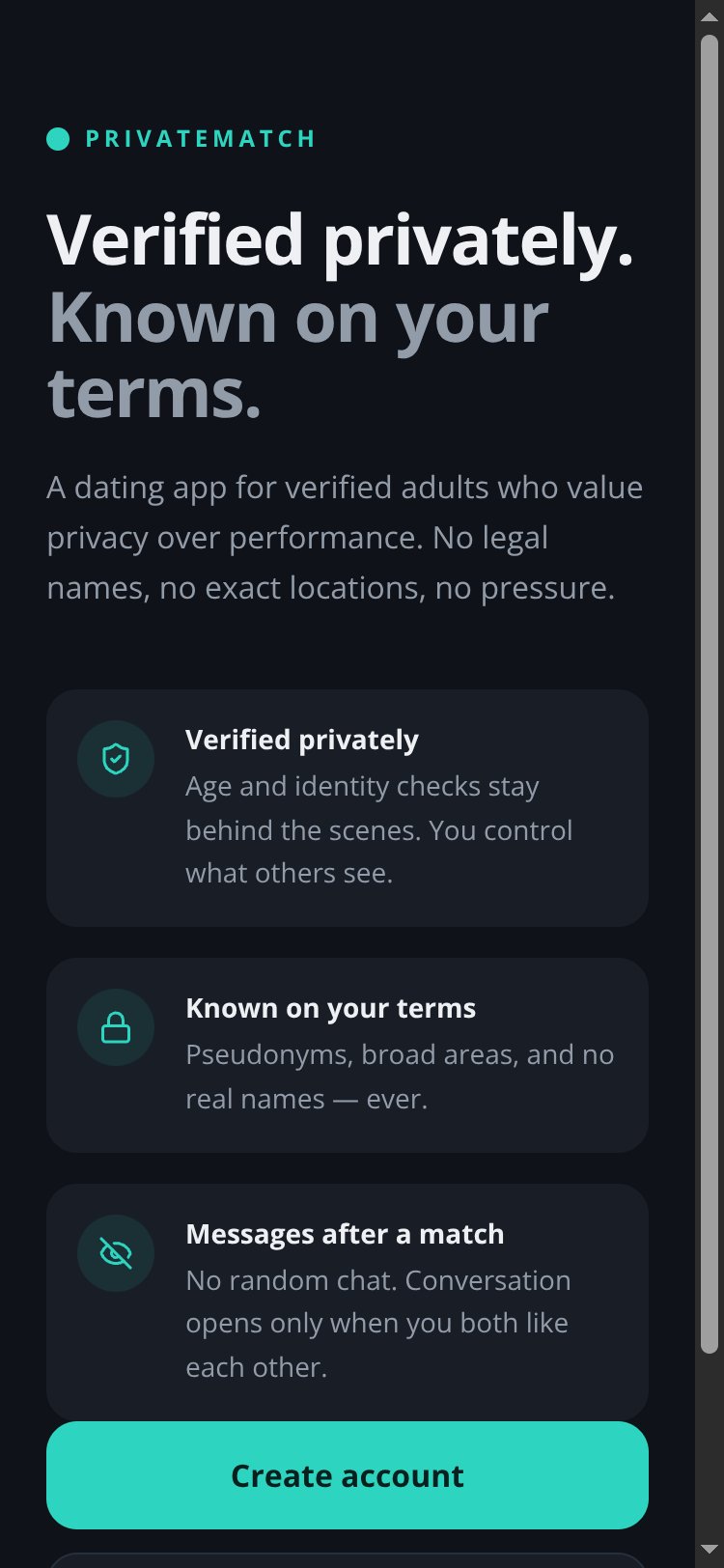 PrivateMatch screen 2