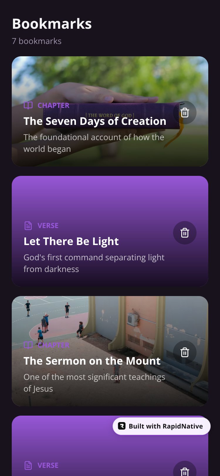 RapidNative App screen 4