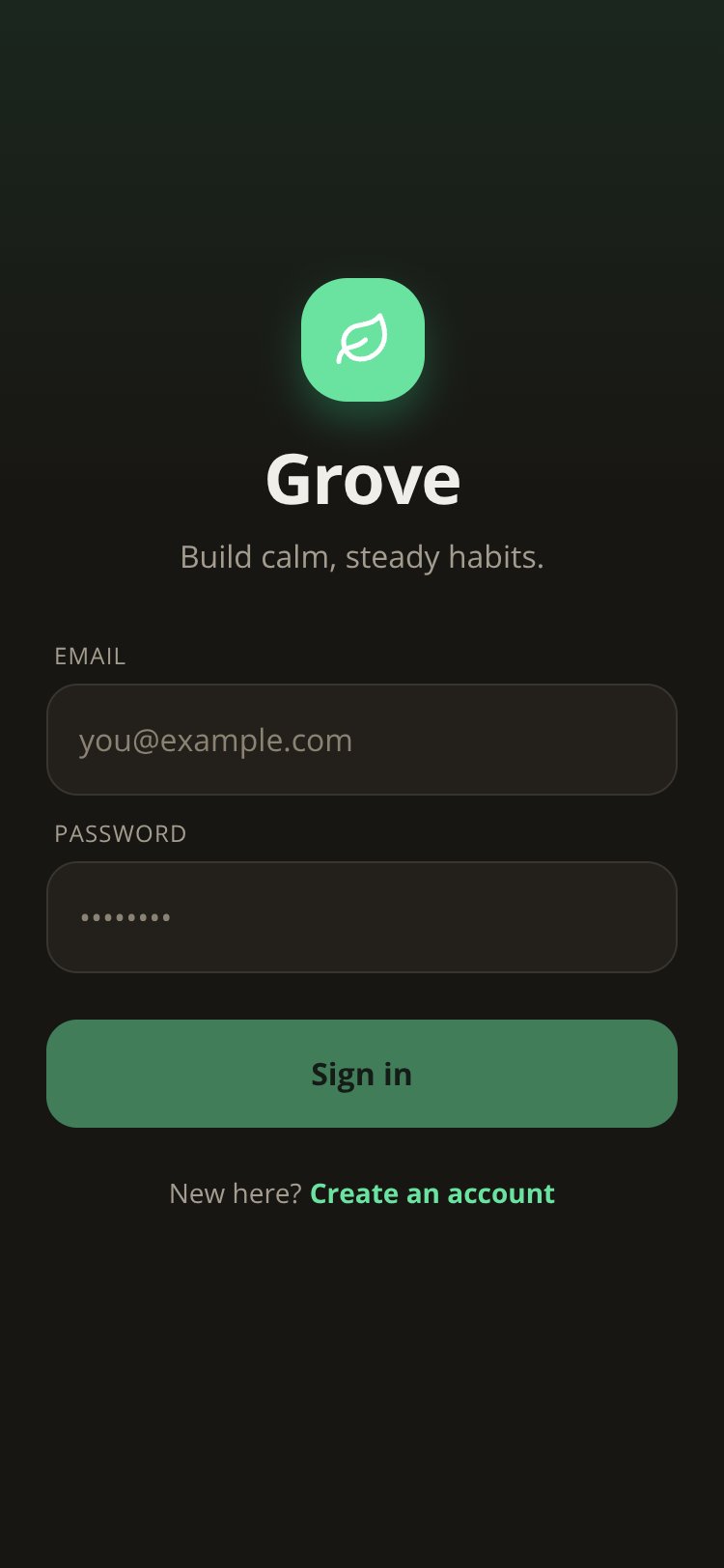 Grove screen 1