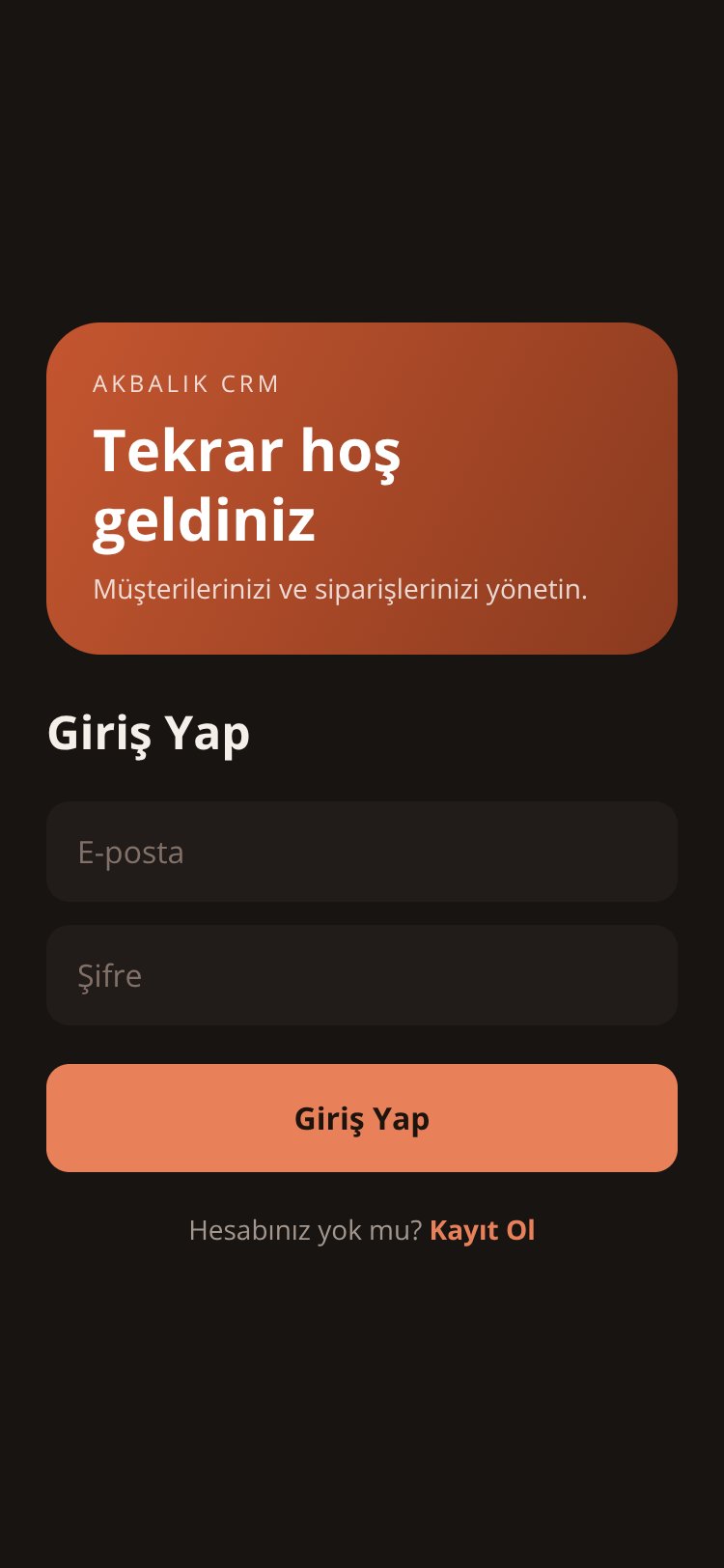 RapidNative App screen 1