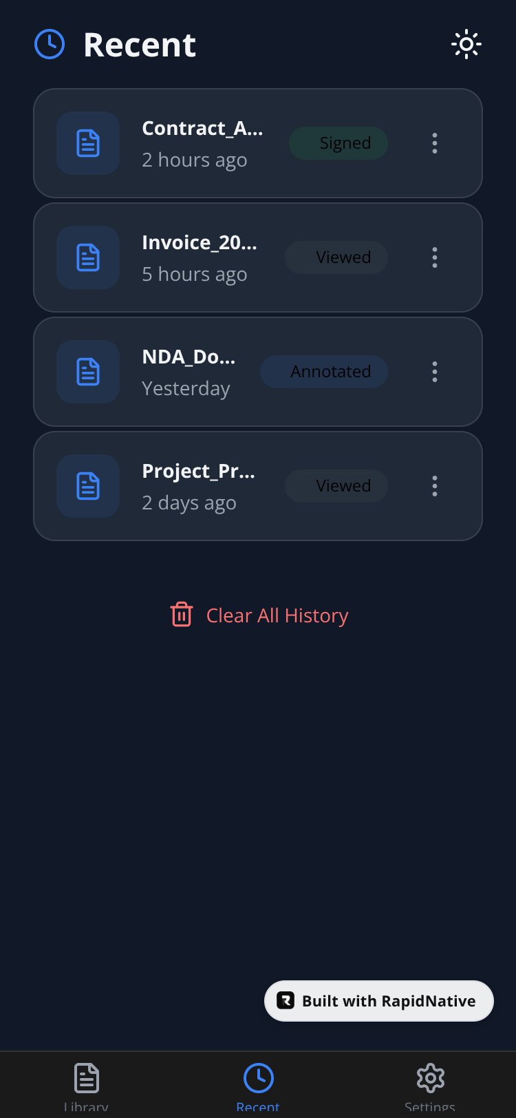 PDFSign Pro screen 1