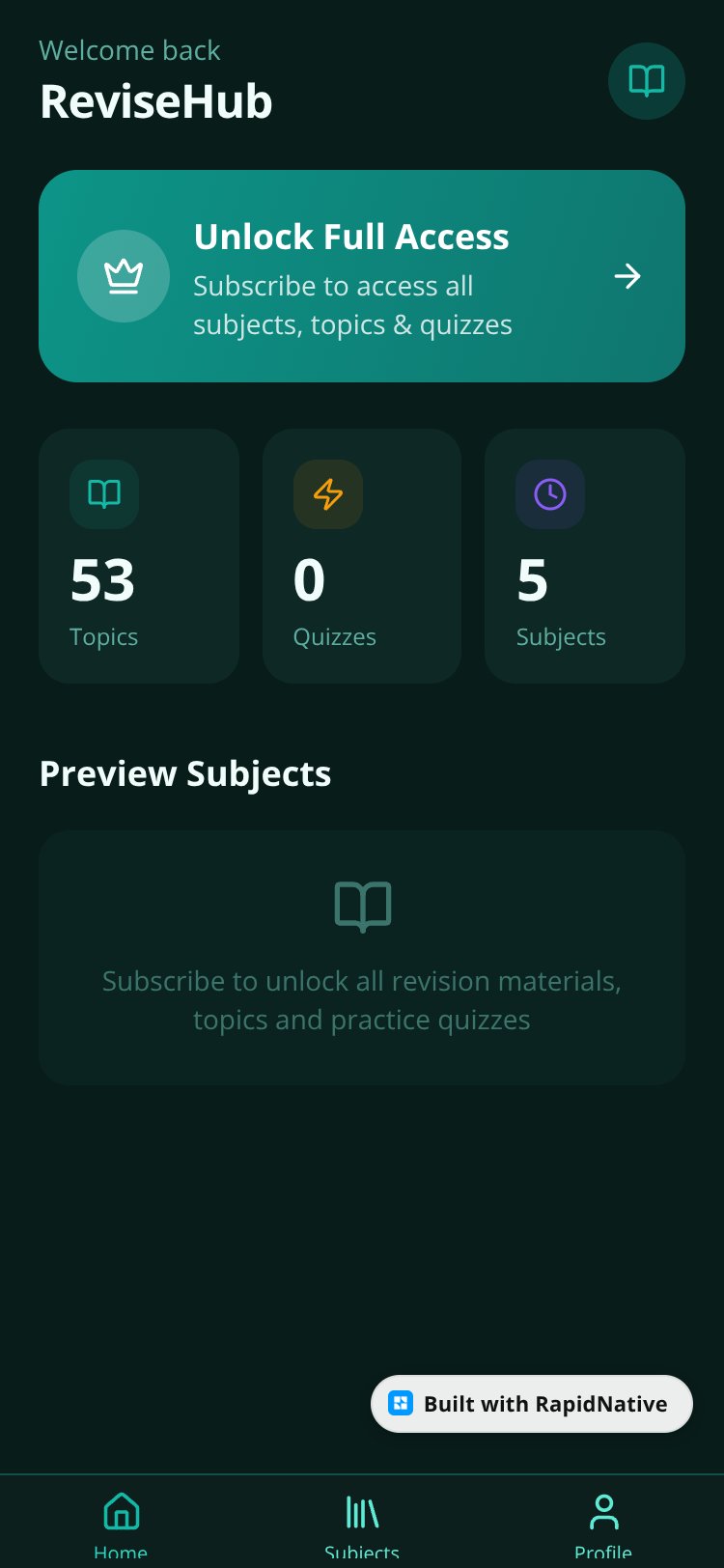 ReviseHub screen 3