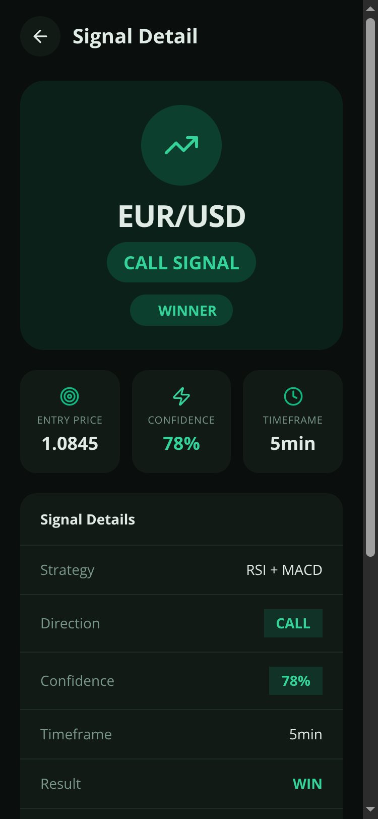 Quotex Signals screen 3