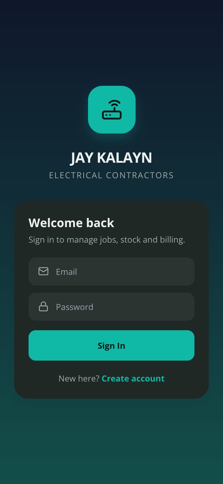 Jay Kalayn Electrical screen 1
