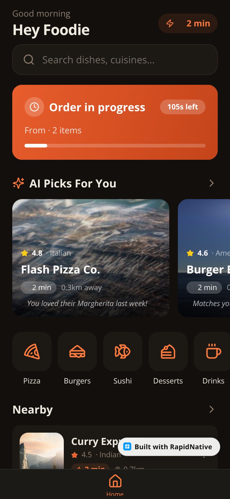 FlashBite screen 2