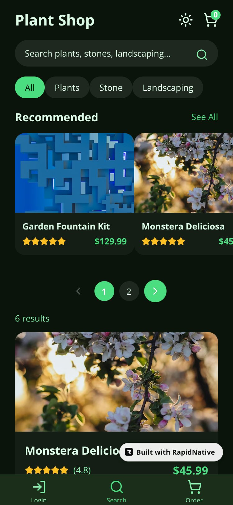 SwiftBase screen 1