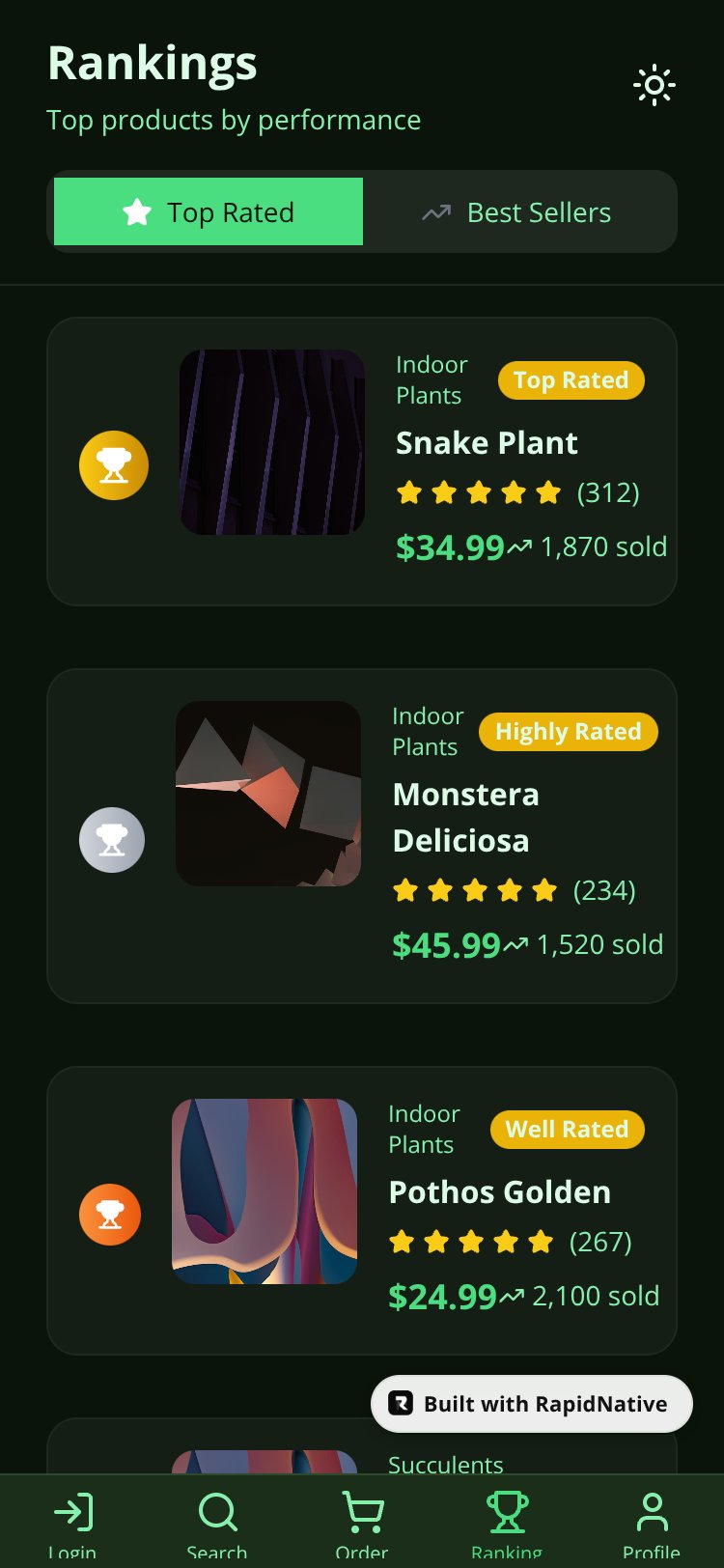 SwiftBase screen 1