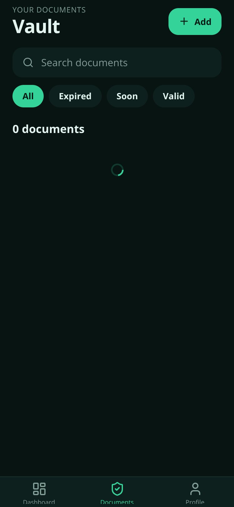 Vault screen 2