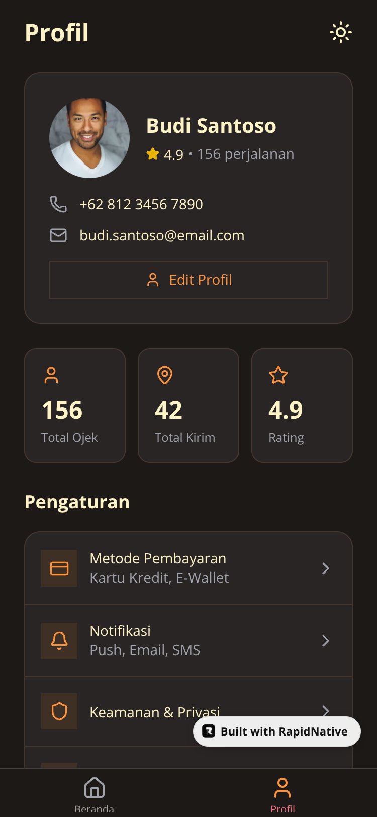 KurirKita screen 2
