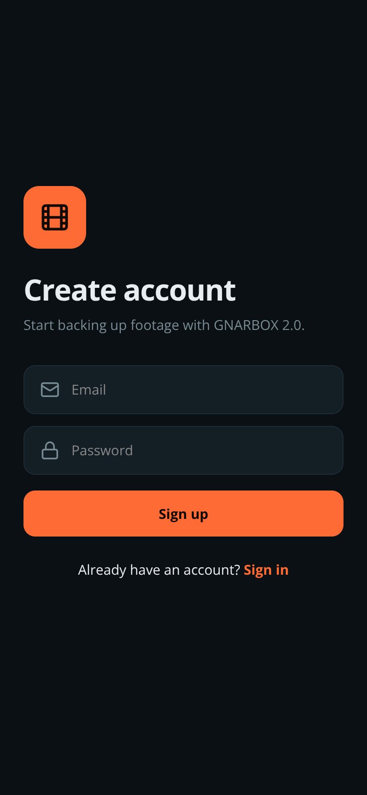 GNARBOX 2.0 screen 1