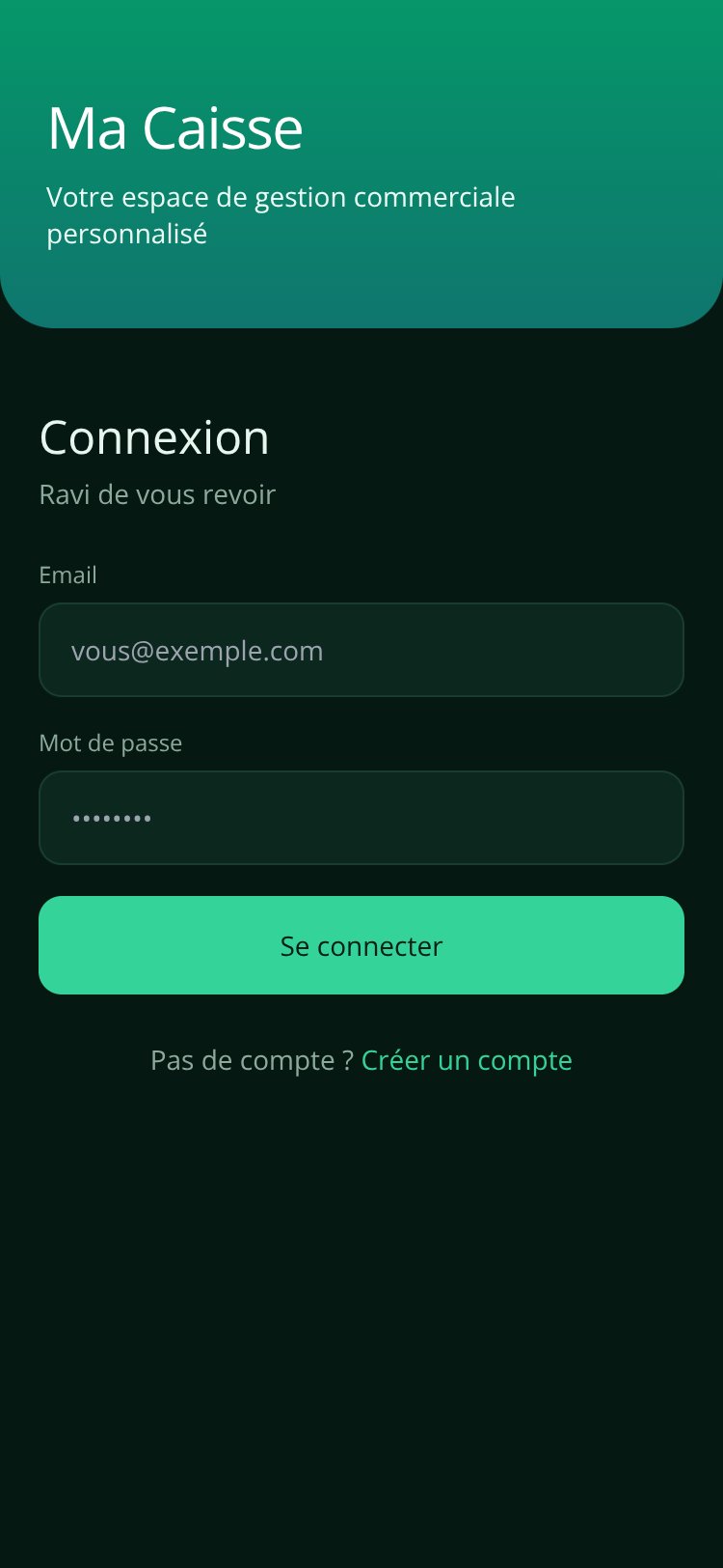 Ma Caisse screen 1