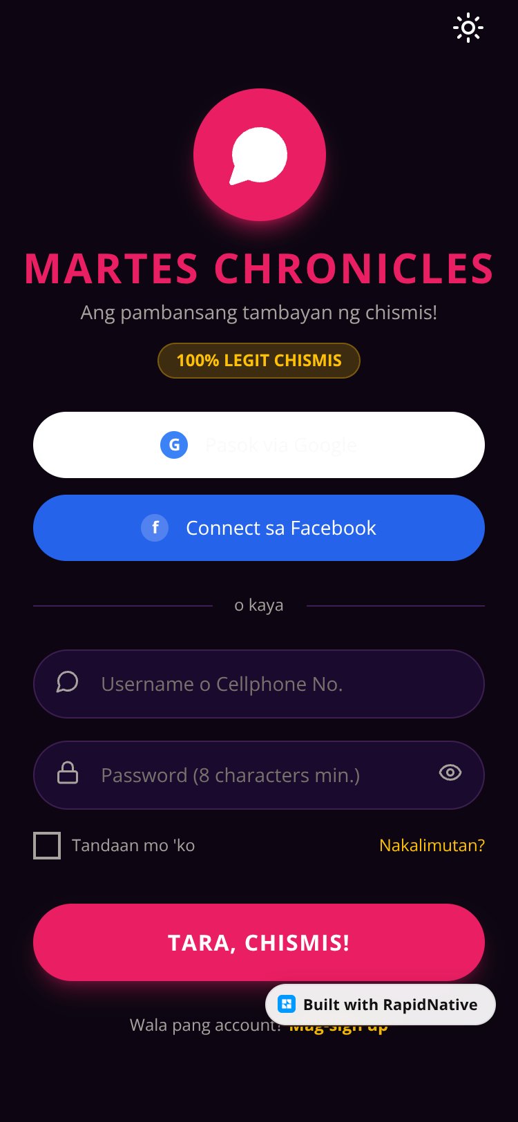 MobileApp screen 4