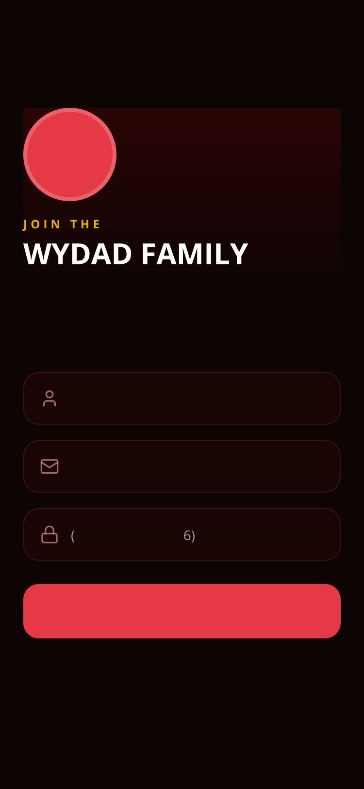Wydad Hub screen 2