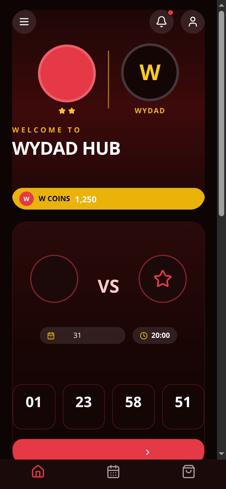 Wydad Hub screen 3