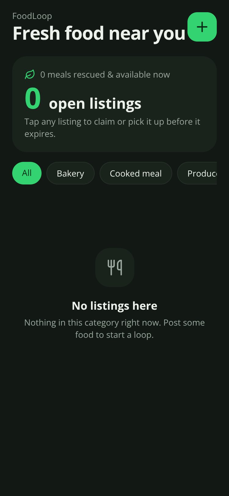 FoodLoop screen 4