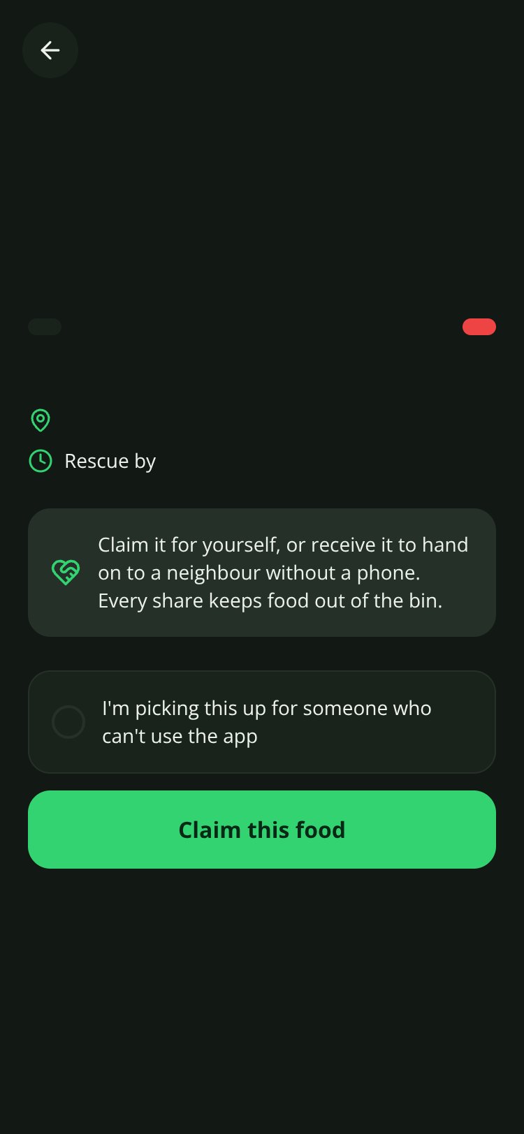FoodLoop screen 5