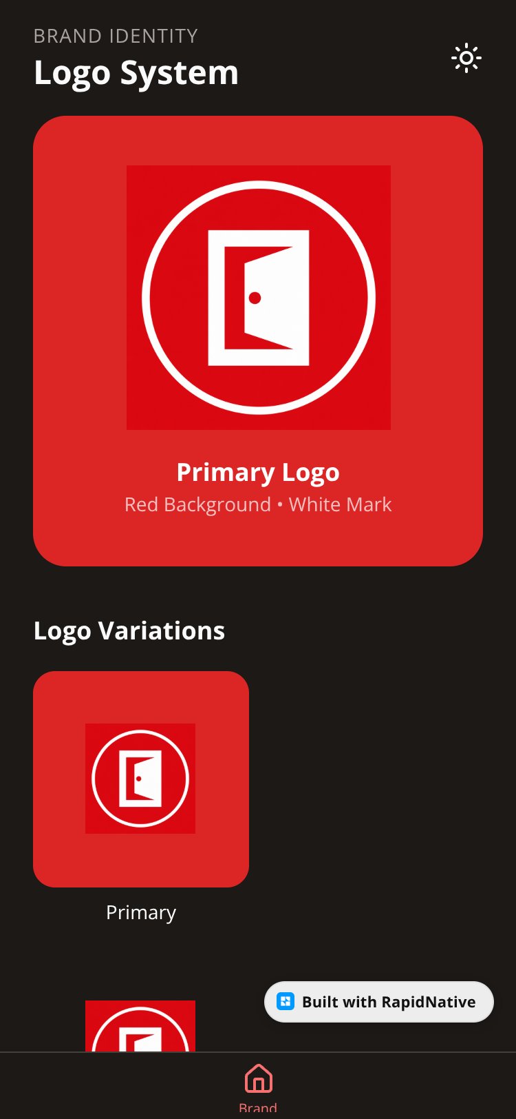Branding Playground screen 1