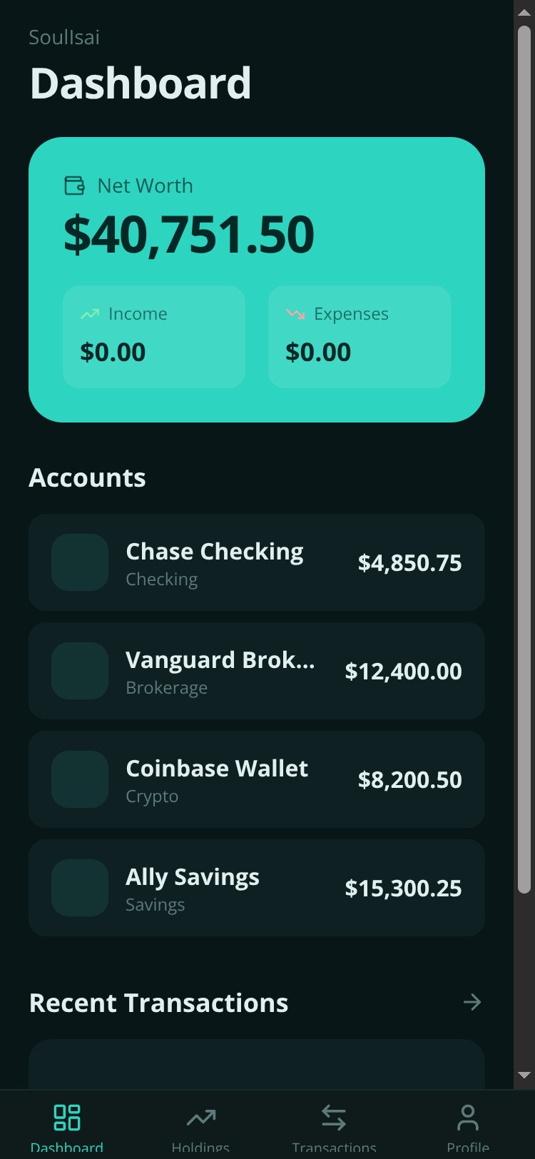 Budgeteer screen 2