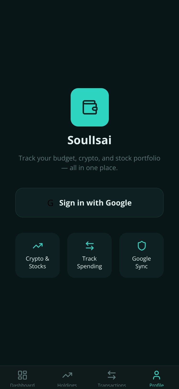 Budgeteer screen 3