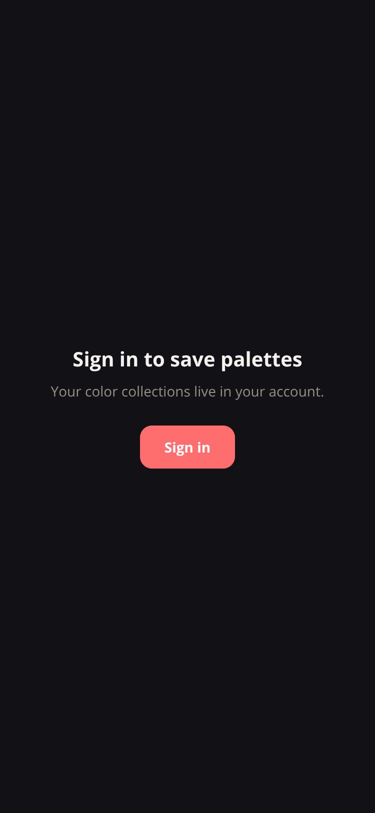 Palette screen 1