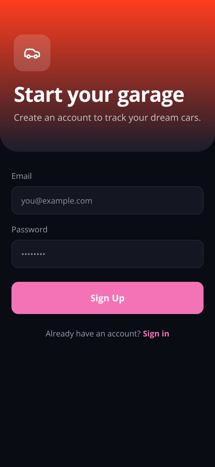 AutoVault screen 2