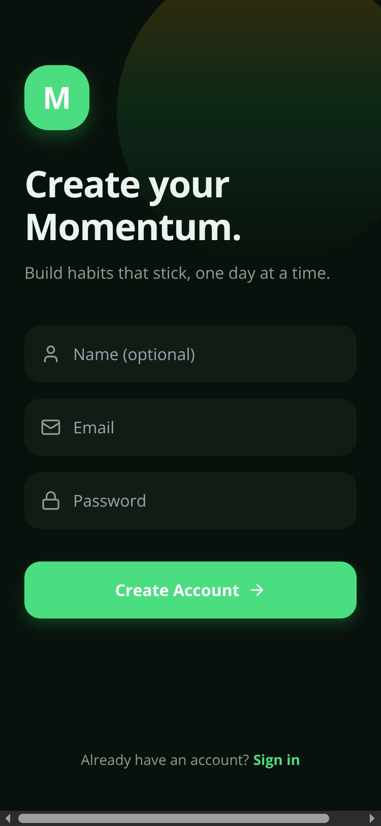 Momentum screen 2