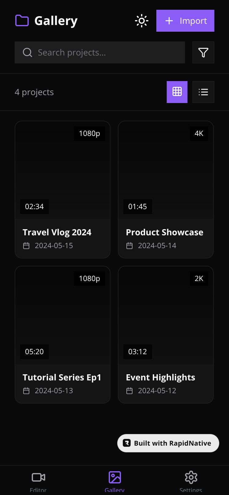 VideoAI Pro screen 1