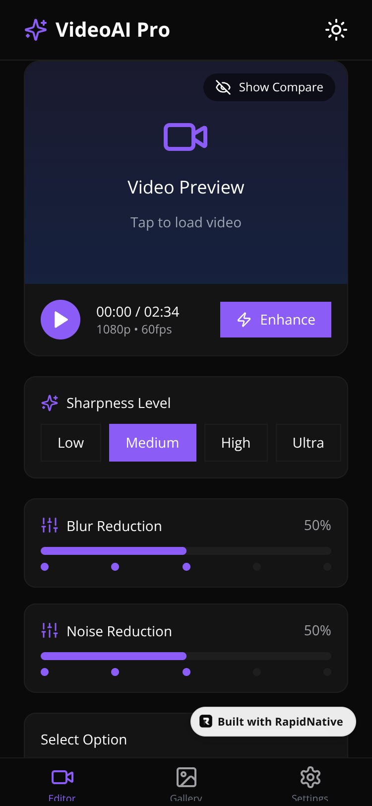 VideoAI Pro screen 2
