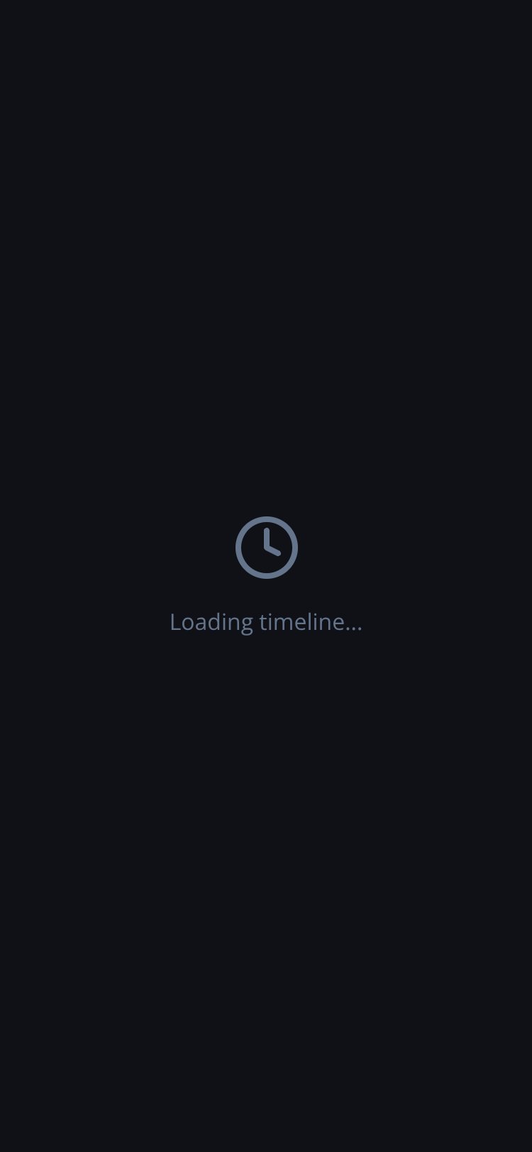 Timeline screen 1