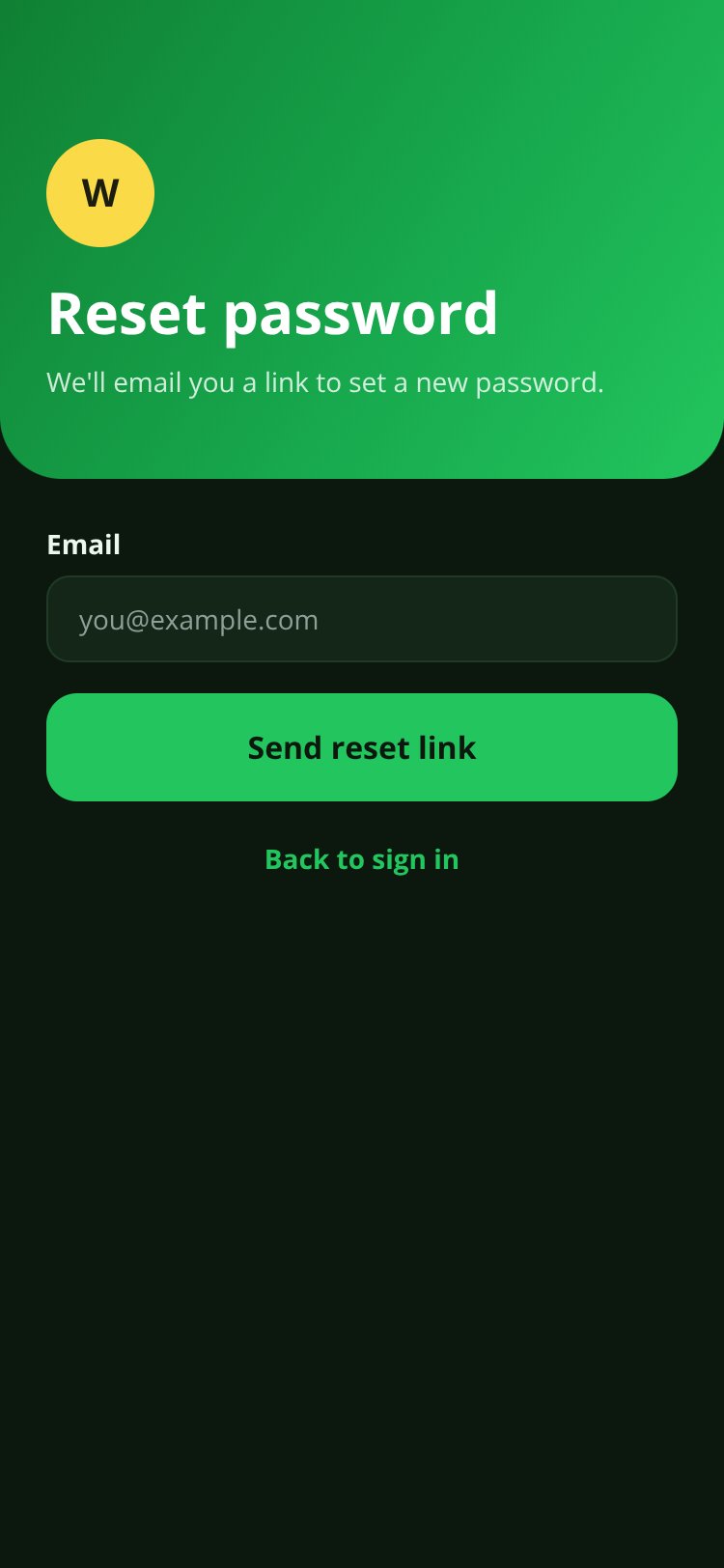 Wailers FC screen 1