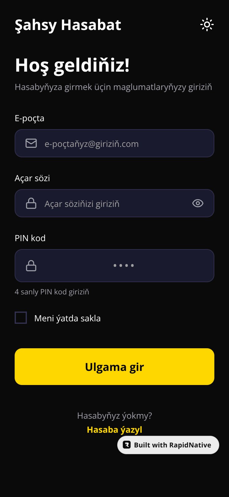 Expo Go Starter screen 2