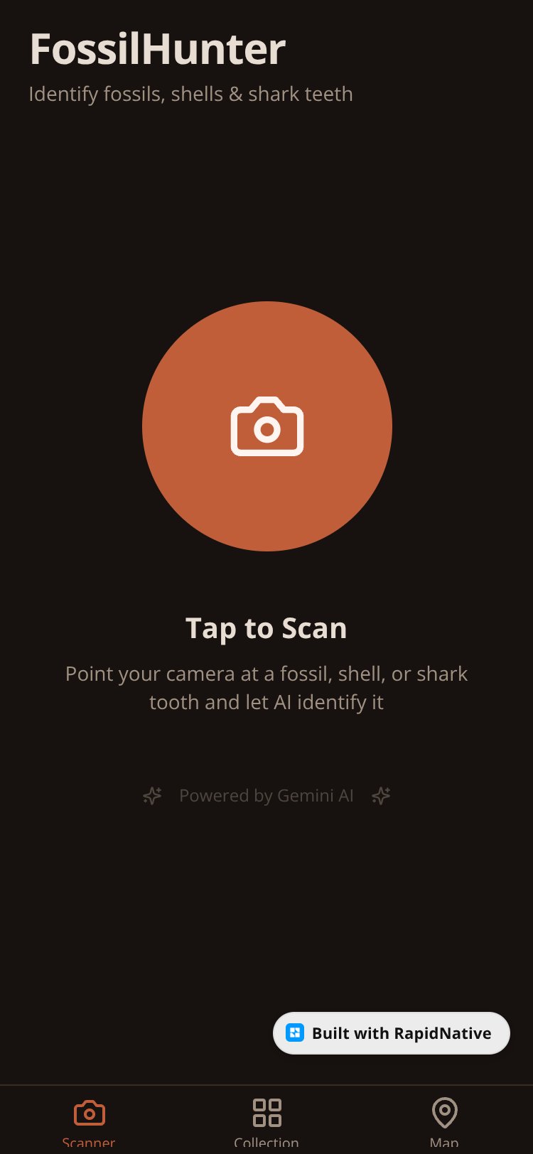 FossilHunter screen 2