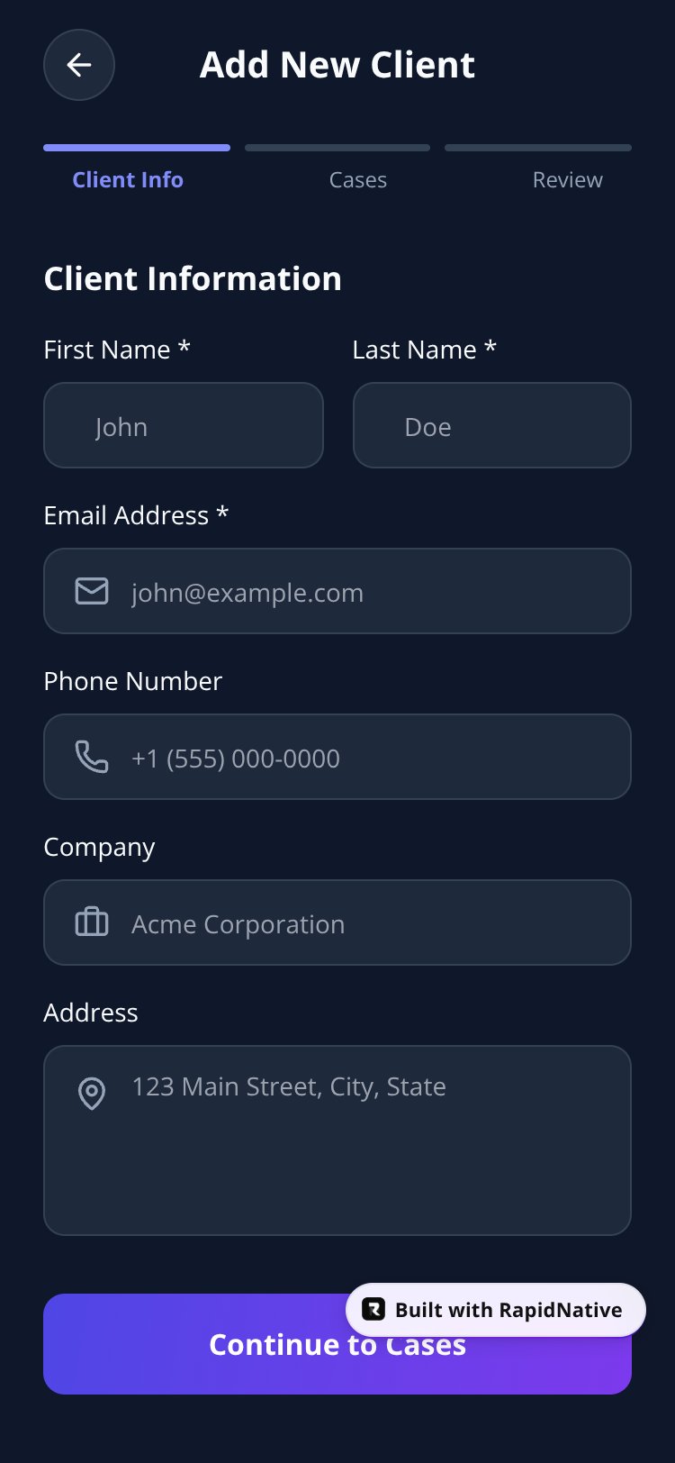 CRM Pro screen 4