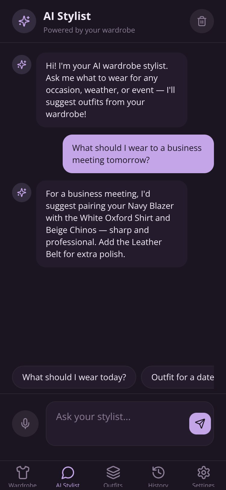 WardrobeAI screen 5