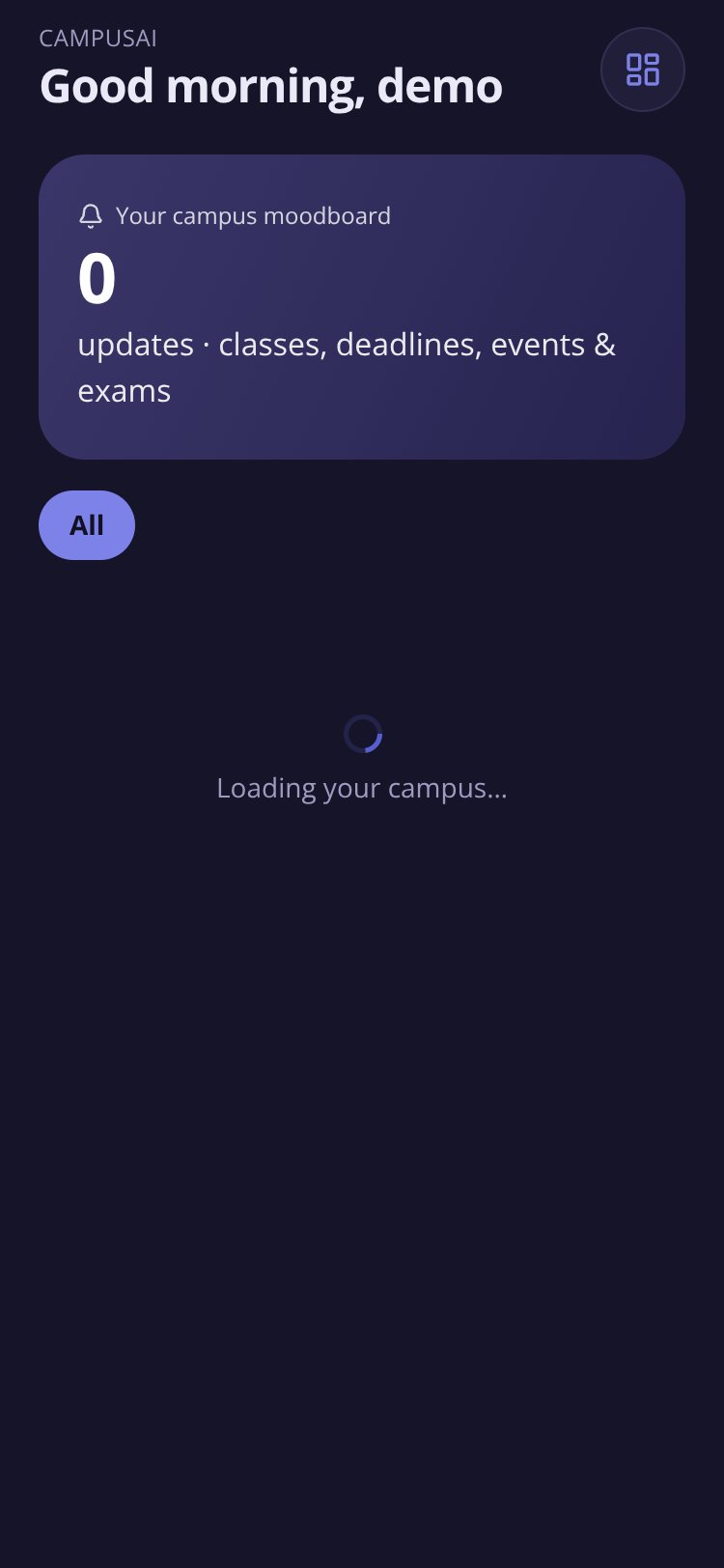 CampusAI screen 2