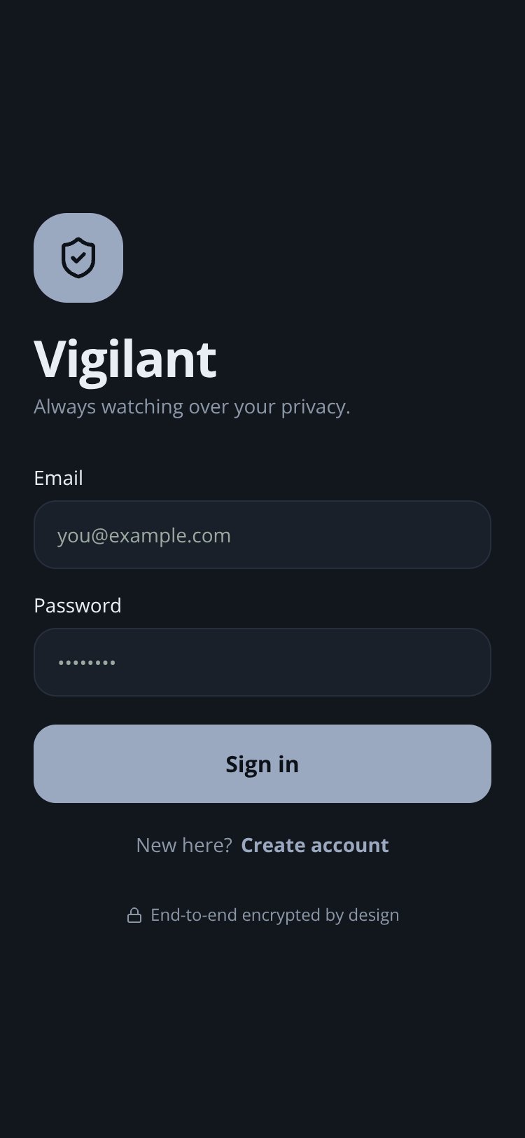 Vigilant screen 1