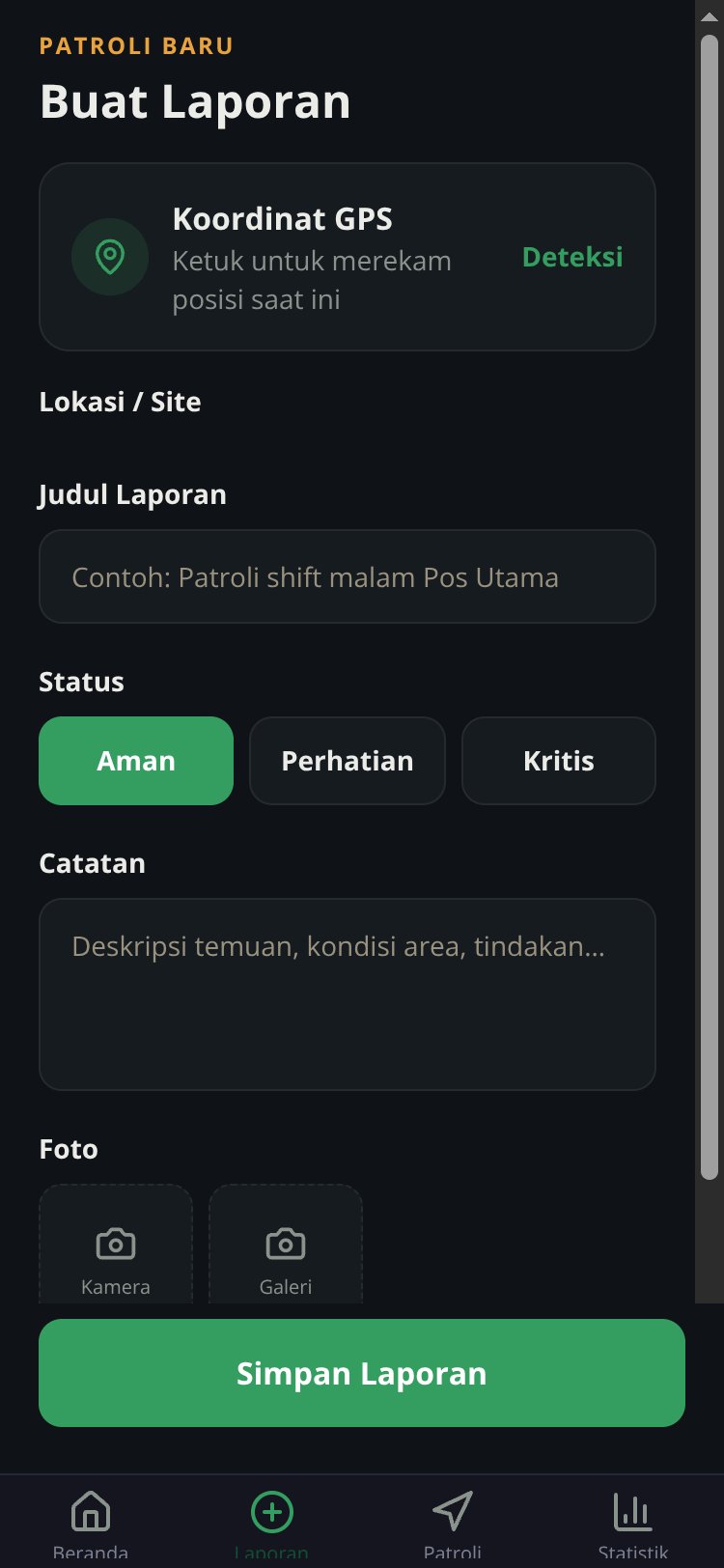 Site Patrol screen 2